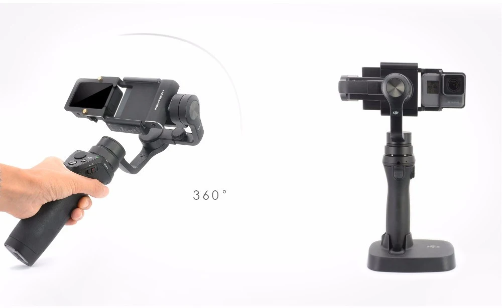 PGYTECH адаптер для osmo action mobile zhiyun Gopro Hero 7 6 5 4 3+ xiaoyi 4K smooth Q аксессуар переключатель Монтажная пластина камеры