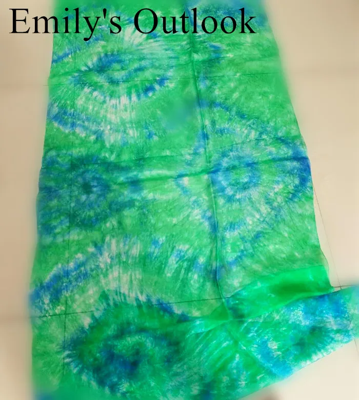 

Green Blue Flower Design Women Belly Dance Silk Veil Thrown Scarf Stage Performance Show Props Customized Design Free Shipping