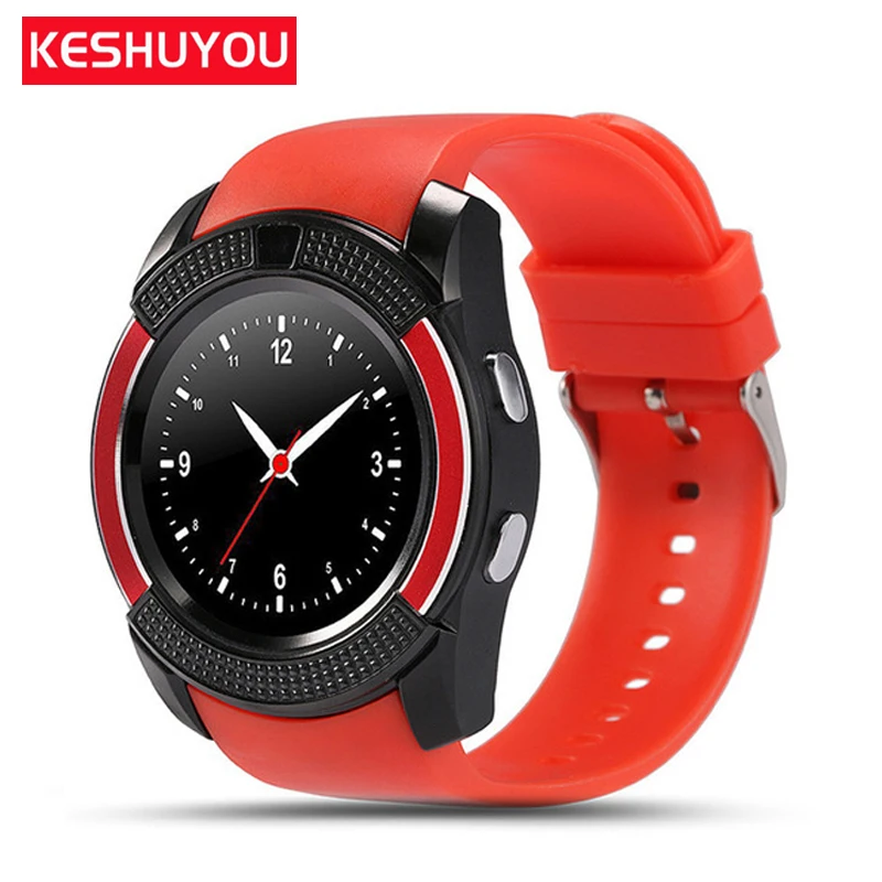 Модные умные часы KESHUYOU kV8 с напоминанием о звонках женские на android наручные bluetooth