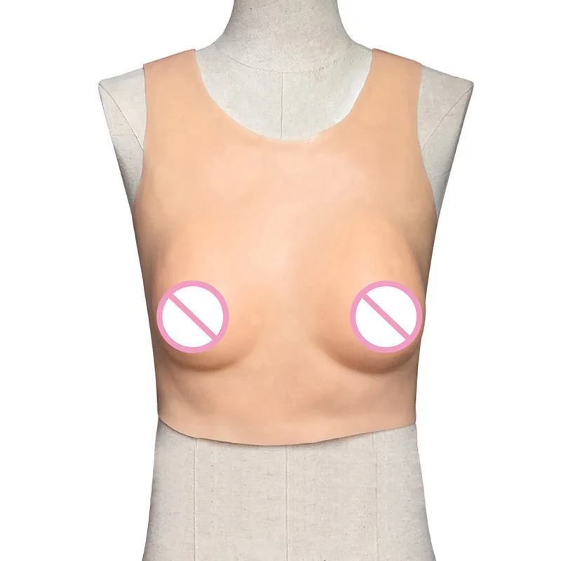 

Artificial Breast for Crossdresser Silicone Boobs Shemale Breast Forms Fake Boobs Drag Queen Prosthesis Size L Skin Color C Cup