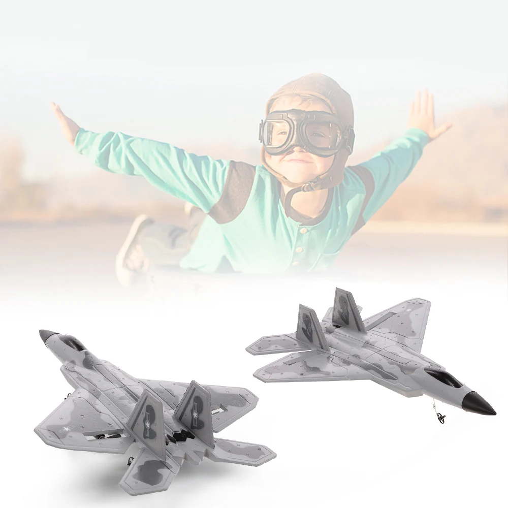 2019RC Дрон FX822 F-22 Raptor модель самолет-истребитель 2CH EPP 2,4G пульт дистанционного управления самолет с фиксированным крылом радиоуправляемая игрушка
