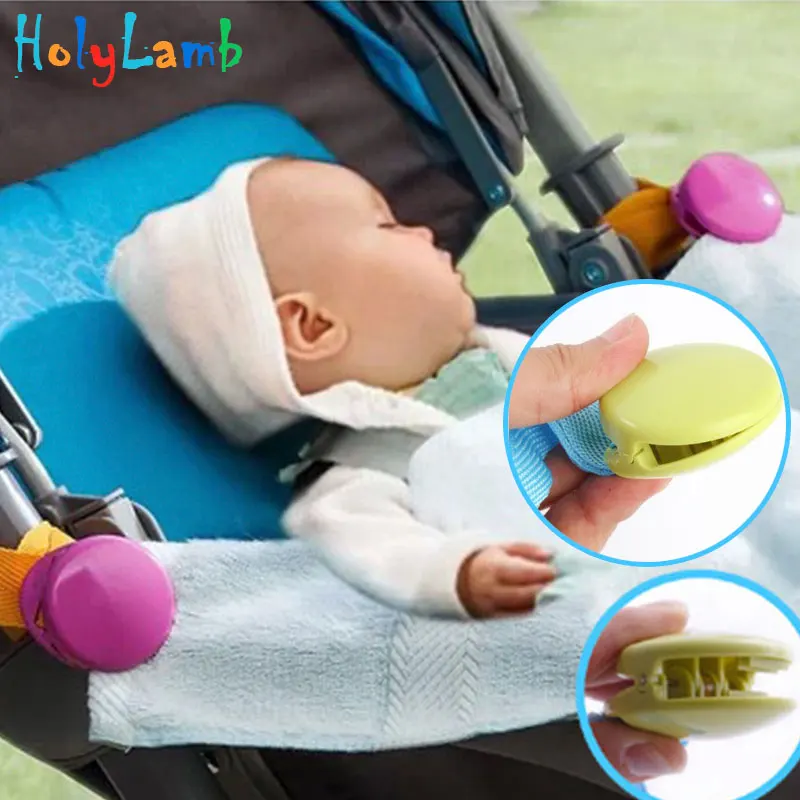 

2Pcs/Lot Baby Stroller Clip Stroller Accessories Plastic Stroller Multifunctional Felt Clip Portable Baby Multi-function Clip