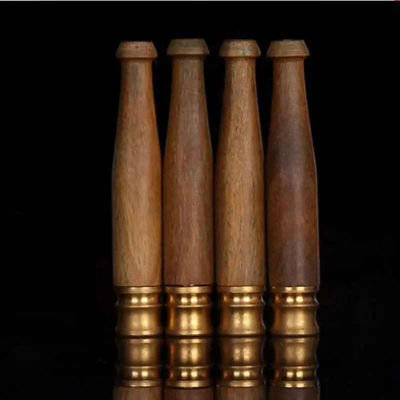 Minipipa de madera de ébano para fumar, pipa de madera hecha a mano, creativa, alta calidad, Pipa de madera, 1 unidad