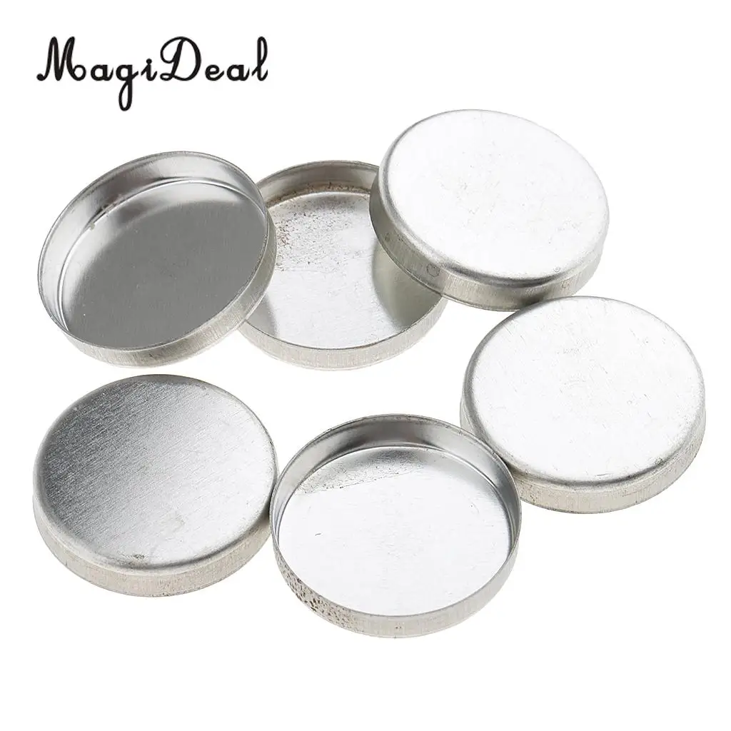 Kesoto DIY Travel 100 Pieces Empty Eyeshadow Blush Makeup Pans Holder Case Organizer for Magnetic Palette Box Square