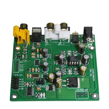 

New ES9038 Q2M I2S DSD Optical Coaxial IIS/DSD DOP 384KHz Input Decoder DAC Headphone Output Audio amplifier Board