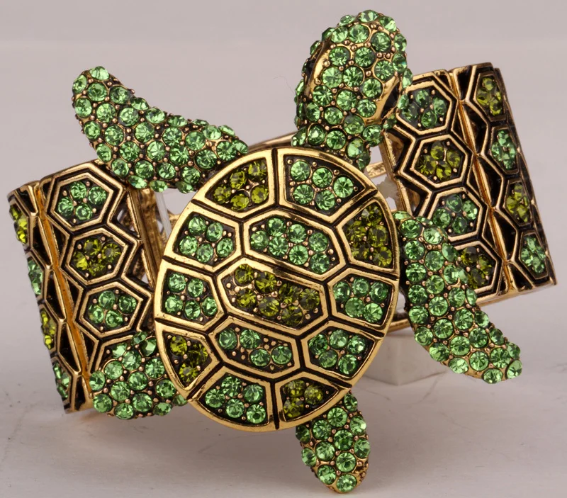Buy Turtle stretch cuff bangle bracelet gift for woman