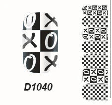 14 шт./лист 42 вида ногтей Обертывания 3D на весь ноготь наклейки дизайн ультратонкие наклейки для ногтей s наклейки макияж татуировки DIY Маникюрный Инструмент - Цвет: D1040 1sheet