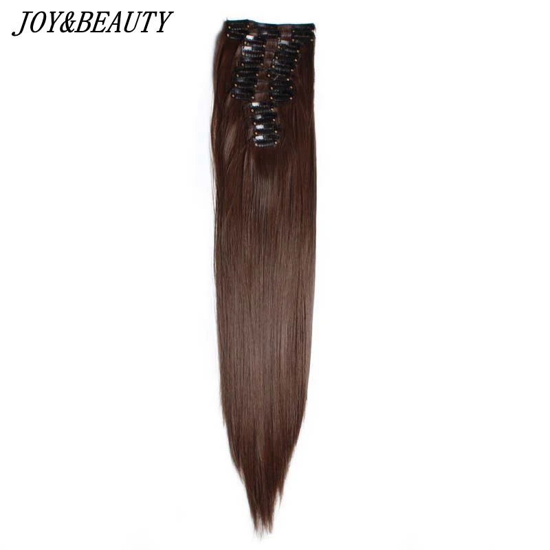 JOY & BEAUTY синтетические волосы для наращивания прямые 24 дюйма 12 шт./компл./набор 22