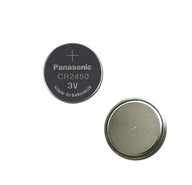 

2PCS/LOT New Original Panasonic CR2450 CR 2450 3V Lithium Button Cell Battery Coin Batteries For Watches,clocks,hearing aids