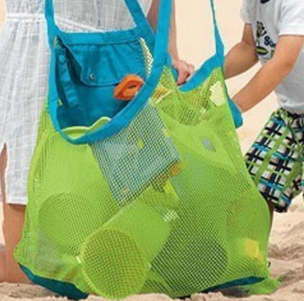 1 шт., переносные сетчатые детские пляжные сумки для хранения, инструменты для копания, игрушки, сумка для быстрого хранения, сумка для путешествий, органайзер, контейнер, чехол - Цвет: A Large