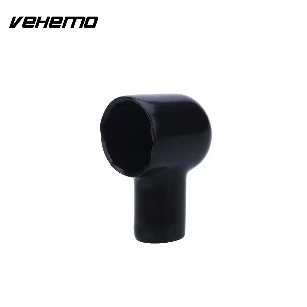Vehemo 20 шт. клеммные ботинки круглый черный, красный для хранения батареи Защитная изоляционная оболочка