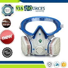 Краска распыление противогаз защитные очки респиратор химическая защита от пыли военные защитные очки активированный уголь пожарная эвакуация дыхание