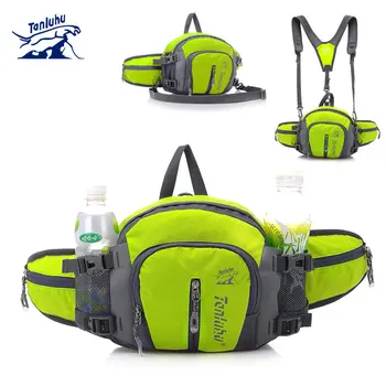 

TANLUHU Waterproof Sports Bag Men Women Climbing Hiking Cycling Running Bottle Holder Shoulder Cross Backpack Handbag Waist Bag
