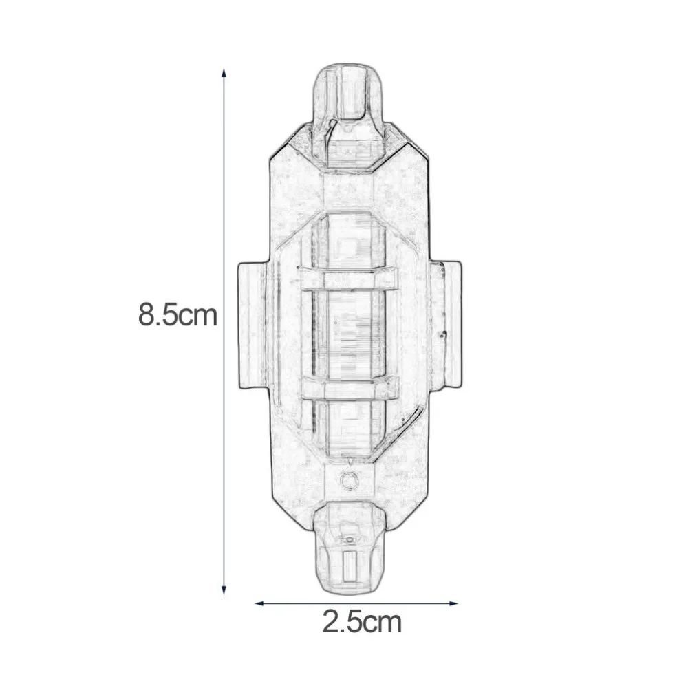 Discount 2019NEW  Universal Bicycle LED Signal Warning  Flashlight Rear Tail Light USB Rechargeable Waterproof Safety Bike Light 5