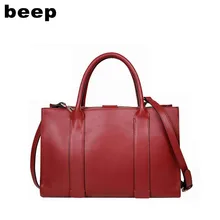 BEEP Роскошная модная женская сумка новая зимняя сумка-мессенджер дикая дамская сумка через плечо кожаная большая сумка