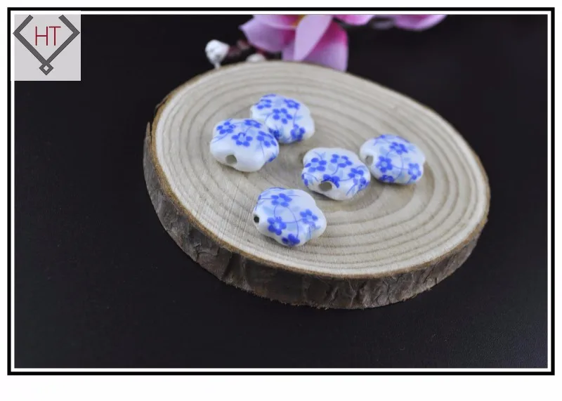 flower ceramic porcelain beads001 (22)