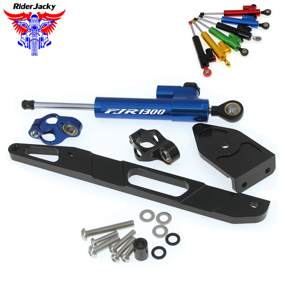 

Motorcycle Mounting Holder Steering Damper Bracket Stabilizer For Yamaha FJR 1300 FJR1300 2002-2015 07 2008 2009 2010 2011 2012