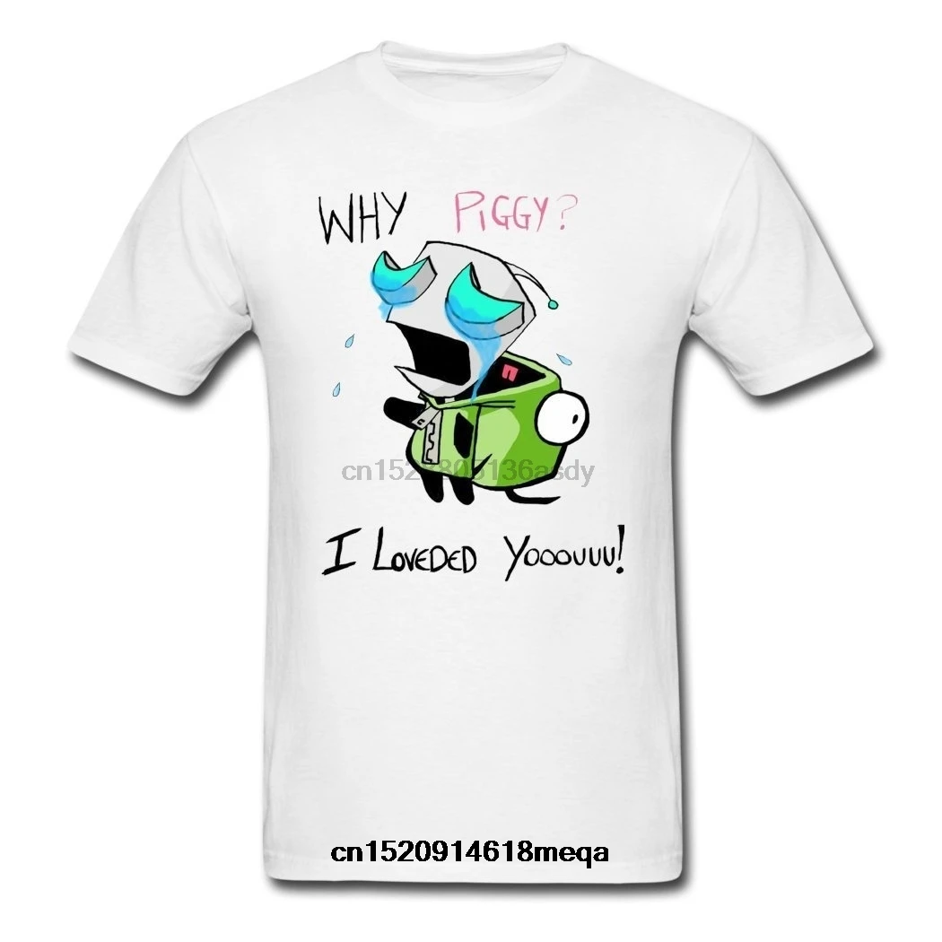 

t shirt TpIss Piggy I Love U Classy T-Shirt for Men Invader Zim