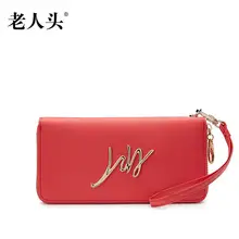 2016 laorentou high end luxury fashion leather clutch bag large capacity mobile phone brand100 high quality