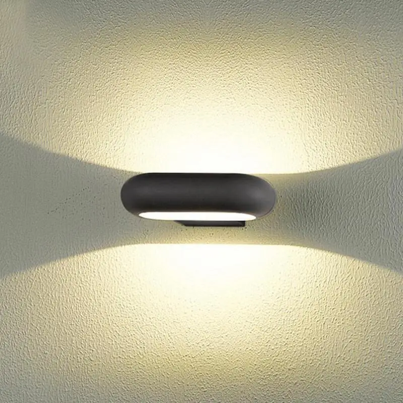 

Modern Led ring Porch lights courtyard Waterproof Outdoor Wall Lamp Garden Light Patio wall sconce outdoor Lighting led Abajur