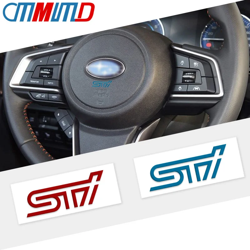 3D металлические никелевые наклейки для автомобиля STI Декоративные Стайлинг SUBARU