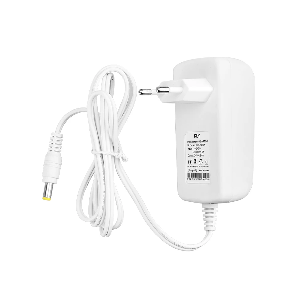 Description Picture 4 of itemDC 12V 24V 1A 2A 3A Adapter power supply white cover 12V Transformer for LED string LED strip Light Bar Light LED Driver EU US