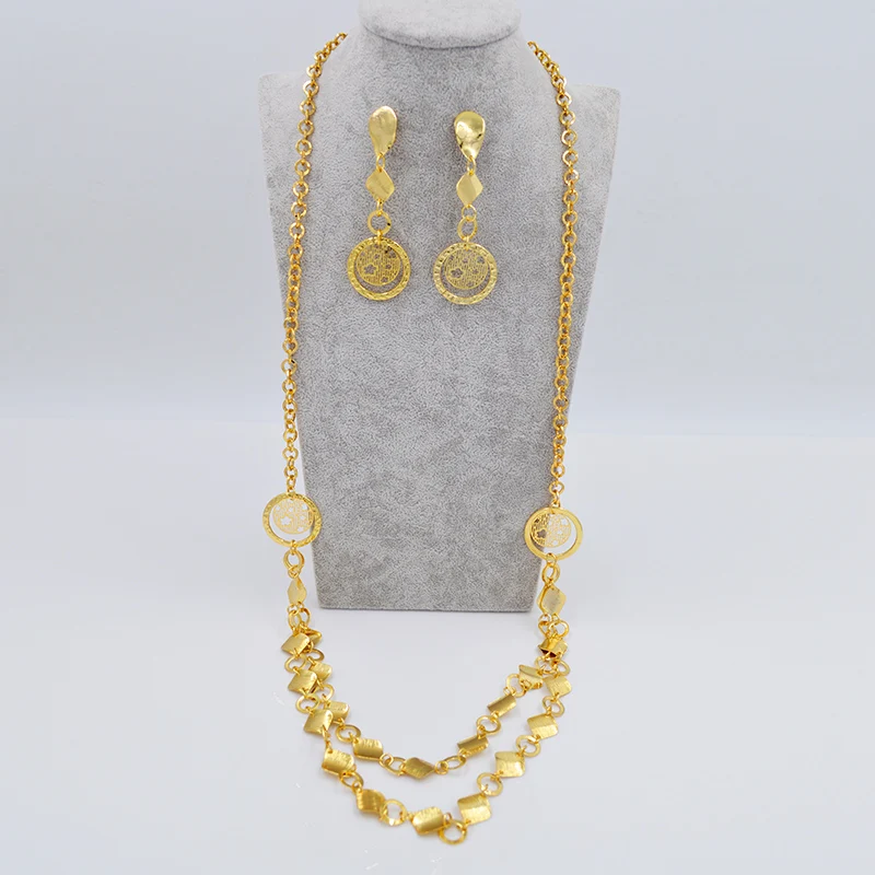 

Sunny Jewelry Long Chain Earrings Jewelry Sets For Women High Quality Skeleton Fashion Jewelry 2019 For Party Anniversary Daily