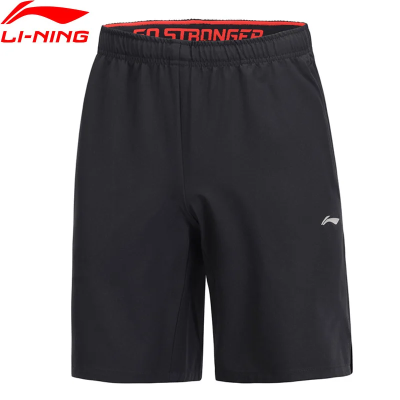 

Li-Ning Men Training Series Shorts 91.1% Polyester 8.9% Spandex Regular Fit LiNing Comfort Fitness Sports Shorts AKSP027 CJFM19