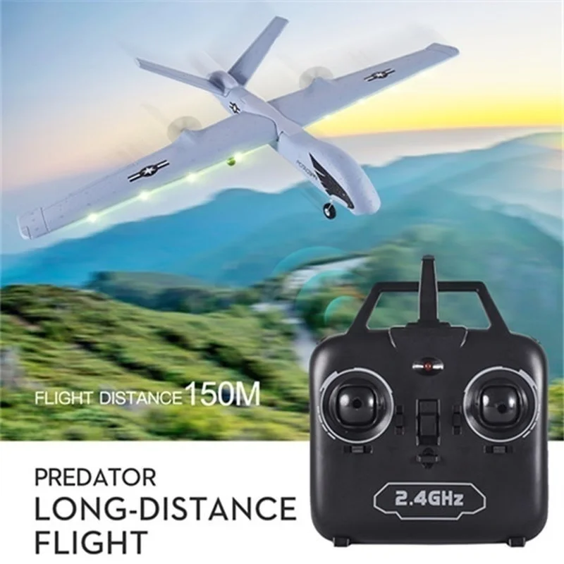 

2.4G Wingspan Foam Hand Throwing Glider 2CH Remote Control RC Airplane Remote Control Plane Best Gifts for Kids