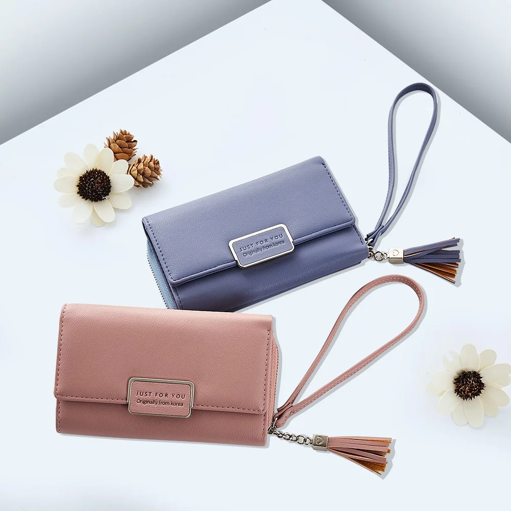 Big Capacity Women Wallets Ladies Clutch Female Fashion Leather Bags Cell Phone Cash Wallet