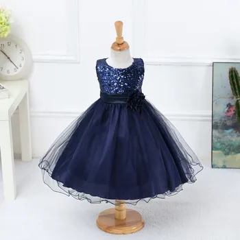 

New Summer Sequins Decorative Princess Girls Dresses For Girls Party And Wedding Dress Baby Clothing Vestidos Infantis