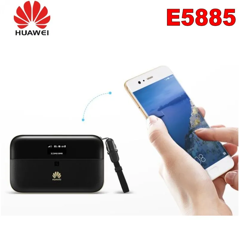 Разблокировка HUAWEI E5885Ls-93a cat6 мобильный wifi PRO2 с аккумулятором 6400 мАч и одним RJ45 LAN Ethernet портом E5885 роутером