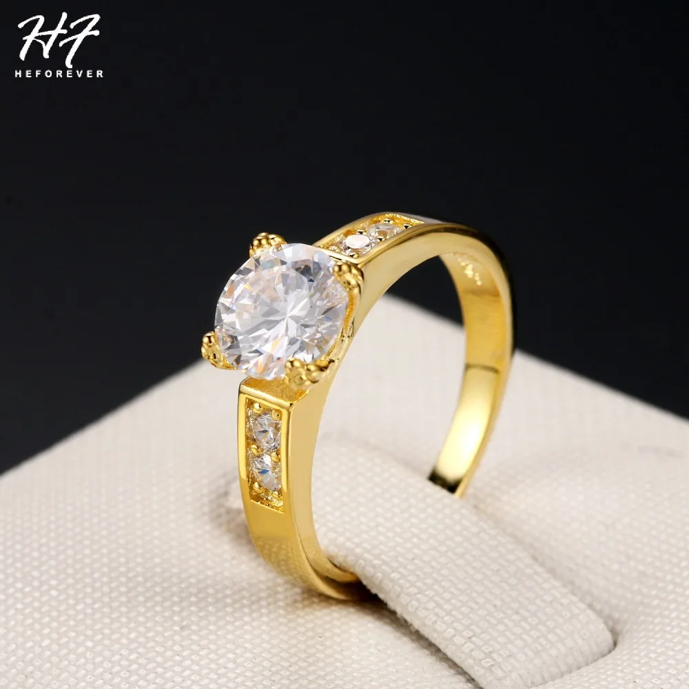 Austrian Crystal Wedding Rings for Women Sliver Color Engagement Ring For Lover Zirconia Fashion Rhinestone Jewelry R052 Xmas