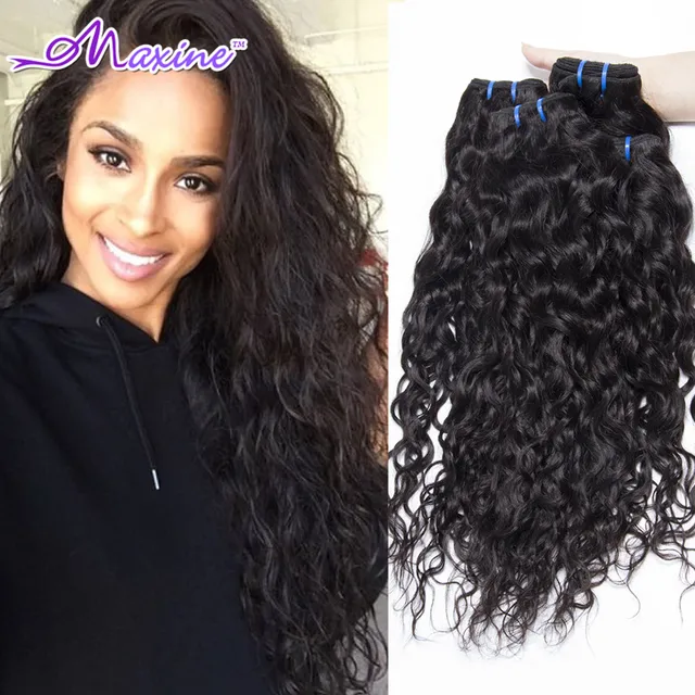 Brazilian Virgin Hair Water Wave 4 Bundles Unprocessed Brazilian Virgin Hair Water Wave 4 Bundles Unprocessed Ocean Weave Curly