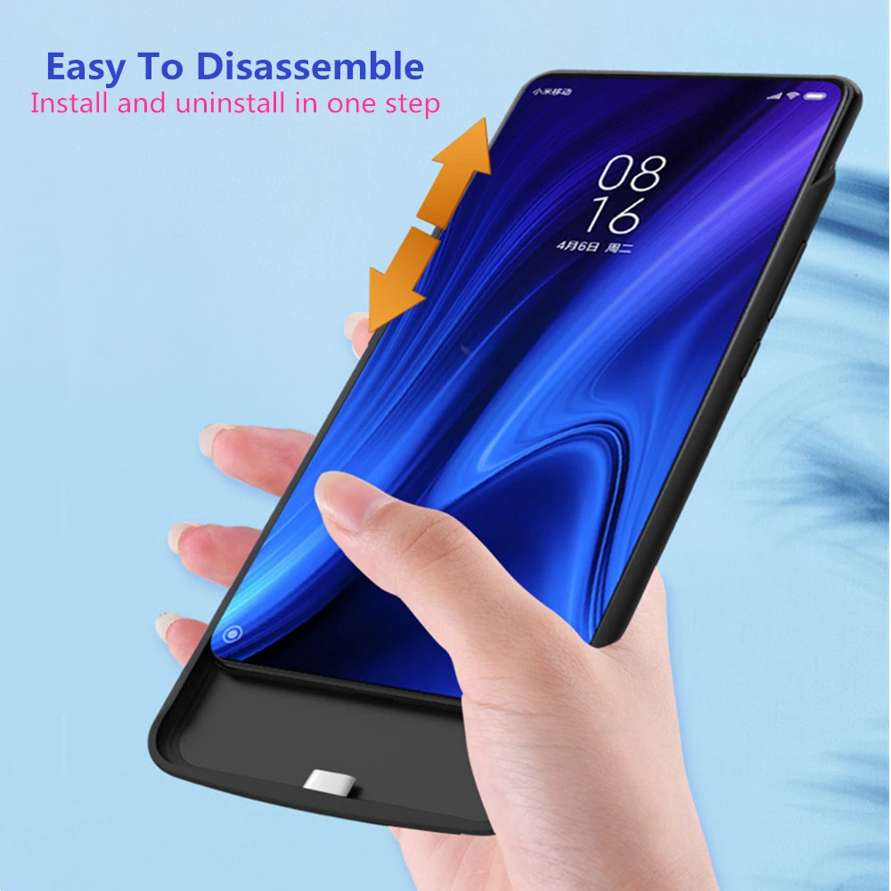 Чехол с зарядным устройством NTSPACE для MEIZU 16s чехол портативным аккумулятором 6500