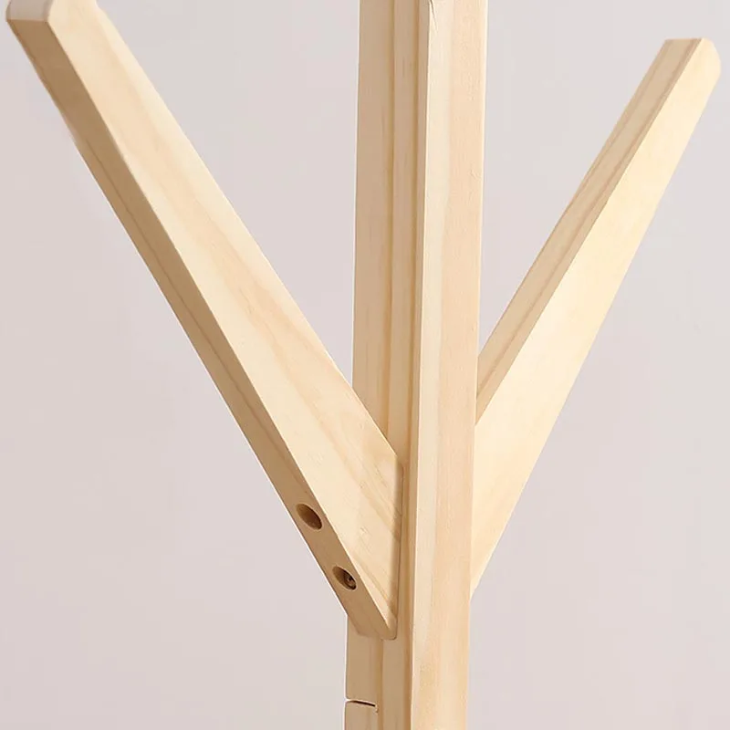 Новая подставка для древесного пола вешалка для пальто простая сборка треугольник базовая одежда полки вешалка для домашнего хранения