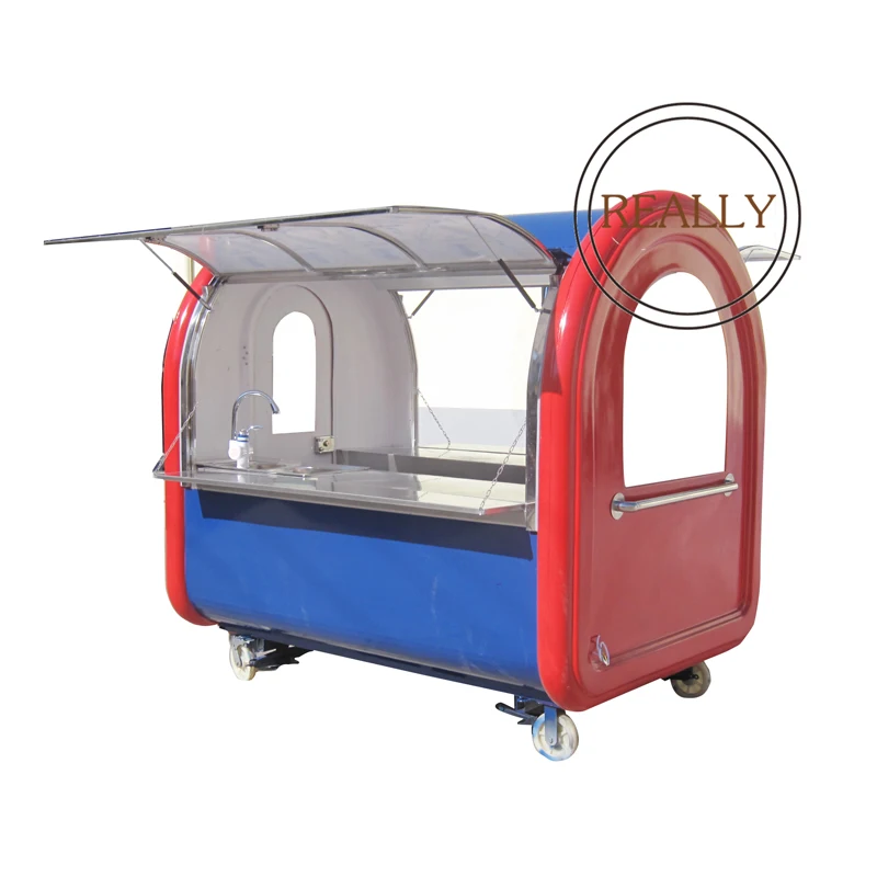 Street food cart Ice cream Venidng Cart mobile food kiosk for sale