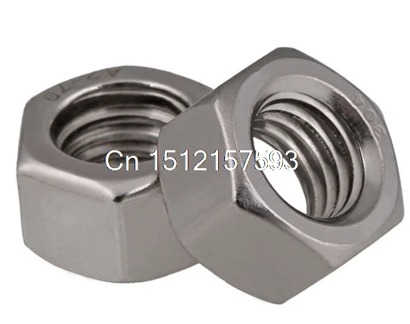 20 шт 1/4 &quot1/4 дюйма 201 304 нержавеющая сталь 201ss 304ss гайки американский стандарт форма