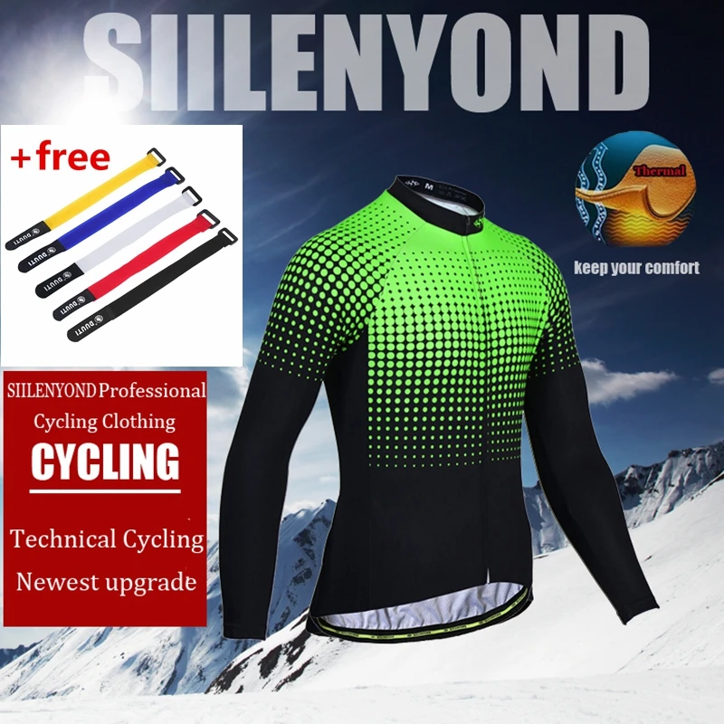 

SIILENYOND Wear better Top Quality PRO TEAM AERO CYCLING Jerseys Long sleeve Bicycle Gear race fit cut fast speed road bicycle