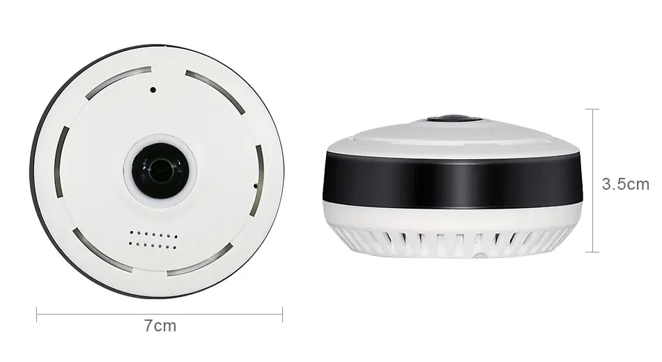 Hiseeu 960P 3MP 3D VR wifi рыбий глаз ip-камера 360 градусов полный вид мини CCTV камера 1.3MP сеть домашняя камера безопасности панорамная