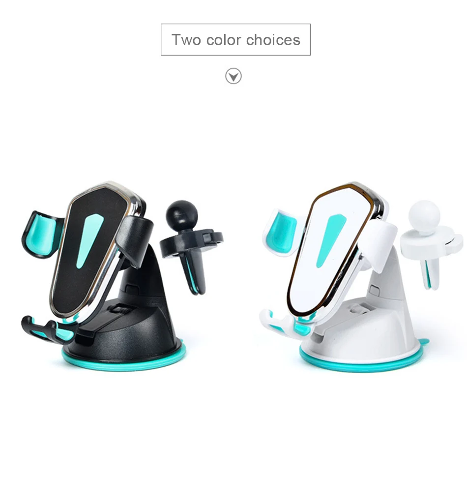 !ACCEZZ ABS Adjustable Car Air Vent Mount Phones Bracket For iPhone 7 8 Plus X Samsung Universal Mobile Auto Phone Holder Stand (14)