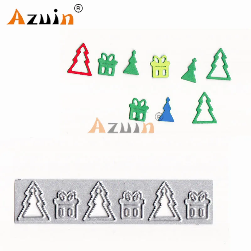 

2018 New Xmas Trees Paper Metal Cutting Cutting Dies for Scrapbooking Punching And Cutting Dies For Cards Dies Merry Christmas