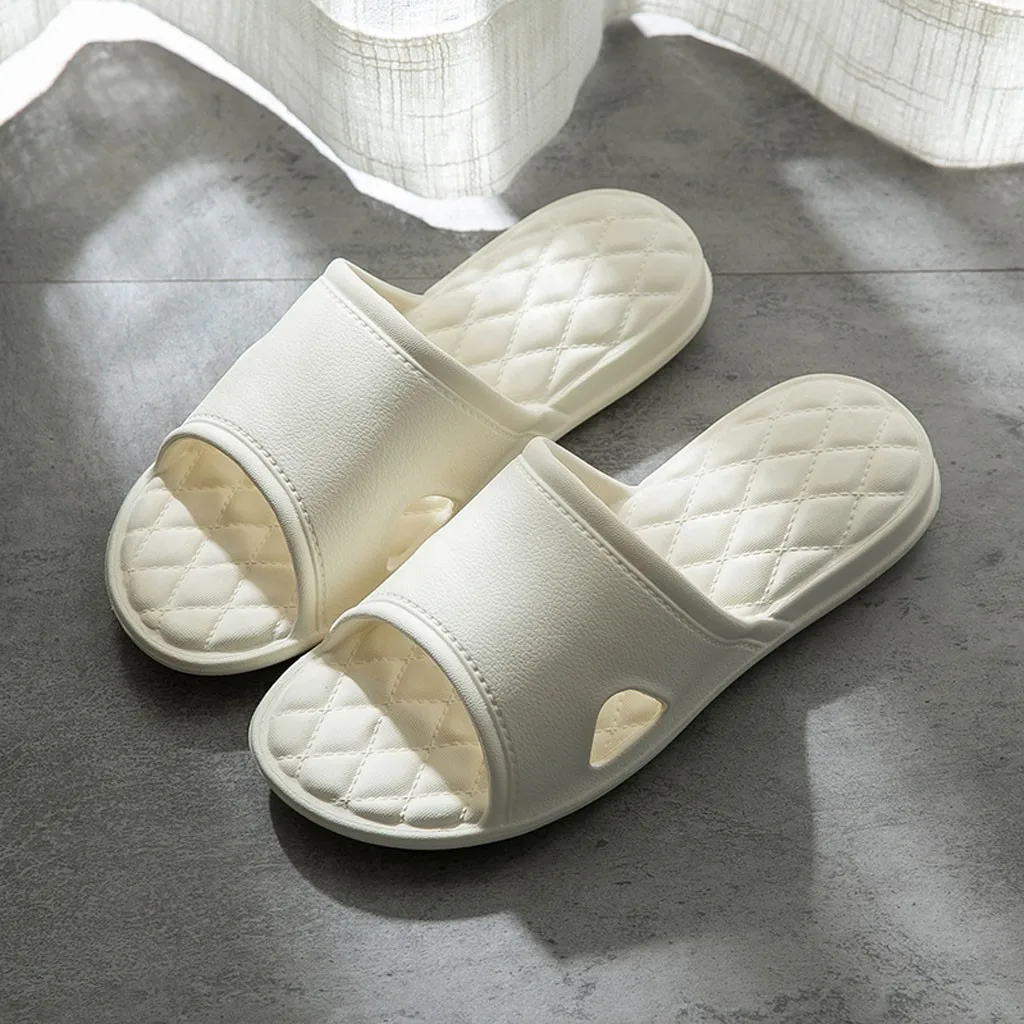 

New Home Slippers Sandalias Mujer 2019 Indoor Slippers Couple Home Sandals Bathing Non-slip Soft Bottom Home Bathroom Slippers