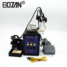 90 Вт самоподающая паяльная станция подпятник типа ног Автоматический робот-пистолет оловянные припои припойная машина 376D BOZAN завод