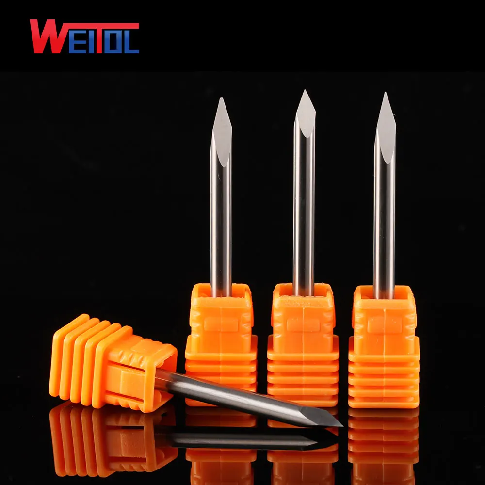Weitol Metal engraving tool 5A 10pc degree 30 4 mm Carbide Carving