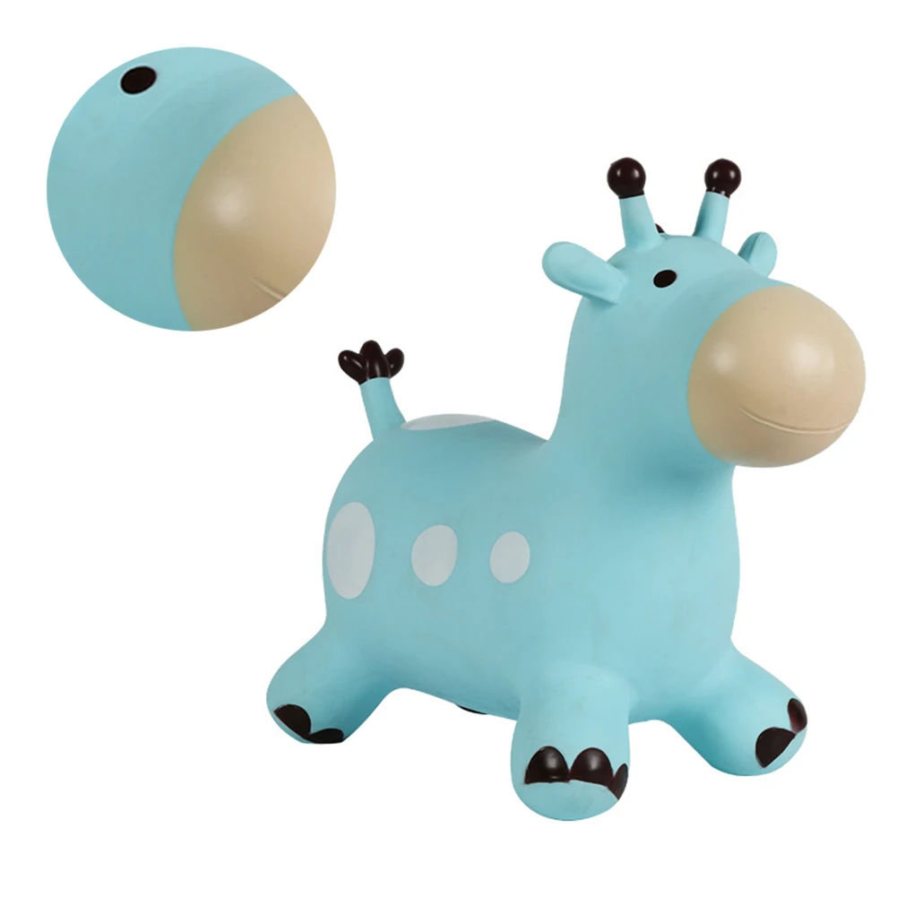 rubber rocking horse