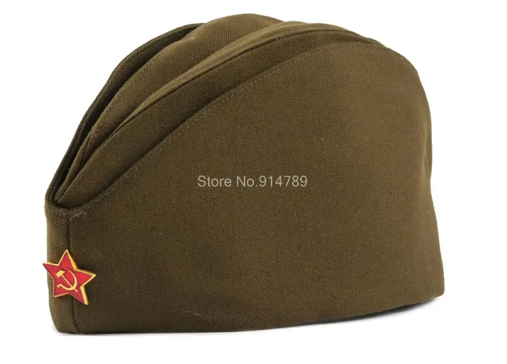 Второй мировой войны СССР Советская военная армия гарнизон Кепка с значок M-35381