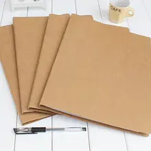 Carpeta de Papel Kraft para archivos, carpeta de papel duro con 2 agujeros, A4, 235x315x10mm, paquete de 5 unidades