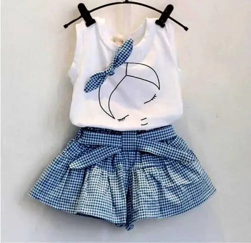 New 2016 brand summer baby girl clothing sets fash...