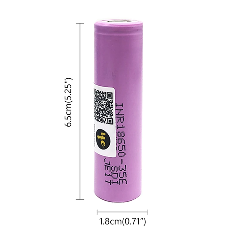 Оригинал для samsung 18650 3500mAh INR18650 35E li ion 3 7 v Аккумуляторная батарея электронной